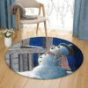Surprise Snowman Round Carpet Floor Rug Living Room Bedroom Decor Round Area Rug Carpet