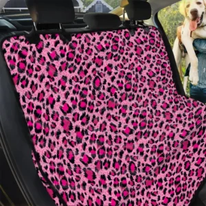 Sweet Pink Leopard Skin Car Back Seat Cover Dog Car Seat Covers - ab7e8b08e37b