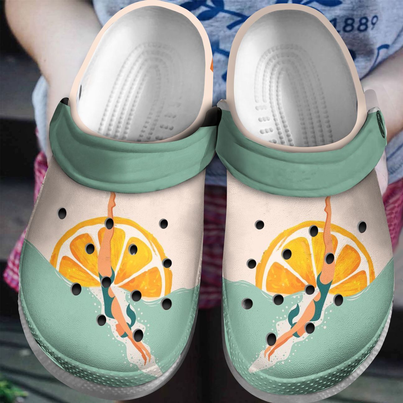 Swimming Personalized Clog Custom Crocs Comfortablefashion Style Comfortable For Women Men Kid Print 3D Lemon Swimming Girl Swimming Personalized Clog Custom Crocs Comfortablefashion Style Comfortable For Women Men Kid Print 3D Lemon Swimming Girl