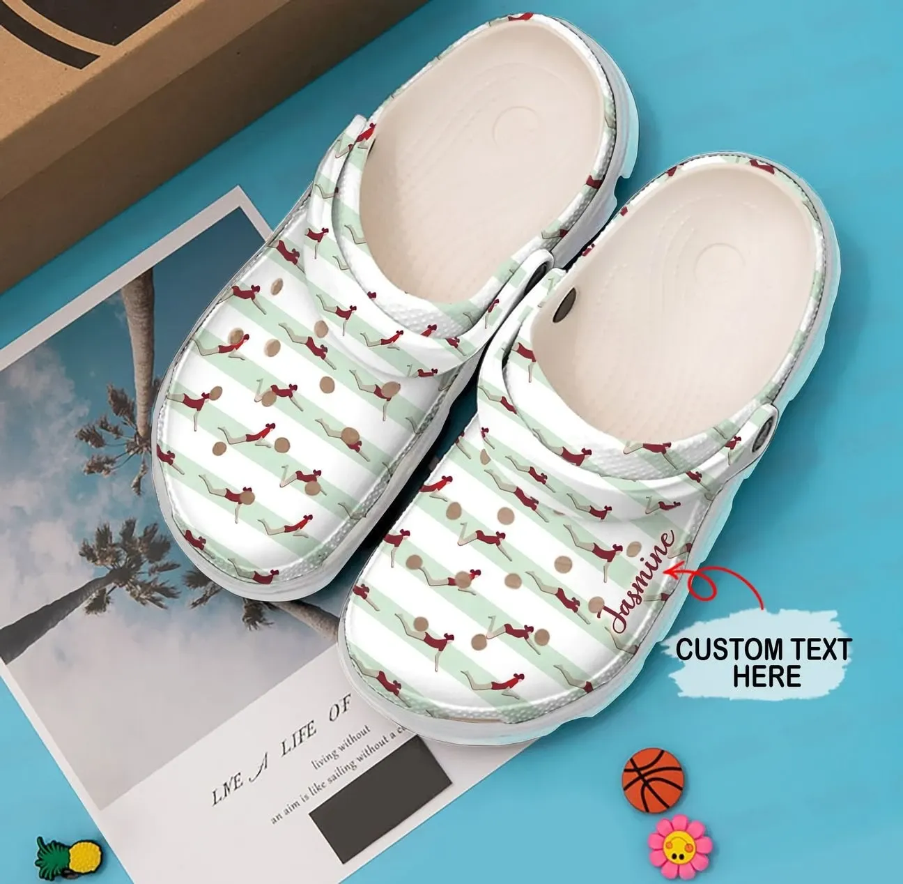 Swimming Personalized Clog Custom Crocs Comfortablefashion Style Comfortable For Women Men Kid Print 3D Red Swimming Pattern Swimming Personalized Clog Custom Crocs Comfortablefashion Style Comfortable For Women Men Kid Print 3D Red Swimming Pattern