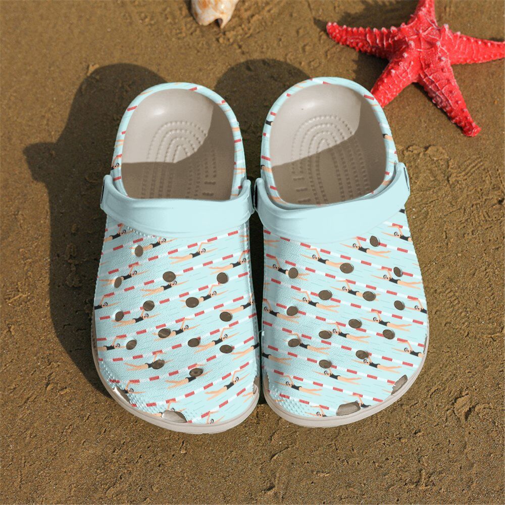 Swimming Personalized Clog Custom Crocs Comfortablefashion Style Comfortable For Women Men Kid Print 3D Swimming Passion Swimming Personalized Clog Custom Crocs Comfortablefashion Style Comfortable For Women Men Kid Print 3D Swimming Passion
