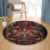 Swords Round Carpet Floor Rug Living Room Bedroom Decor Round Area Rug Carpet