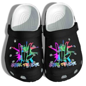Symbol Share The Love Shoes Crocs Clog Clog Birthday Gift For Men Women Son Daughter