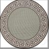 Synthetic Power Loomed Traditional Round Carpet Floor Rug Living Room Bedroom Decor Round Area Rug Carpet