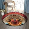 Tachyglossidae Round Carpet Floor Rug Living Room Bedroom Decor Round Area Rug Carpet