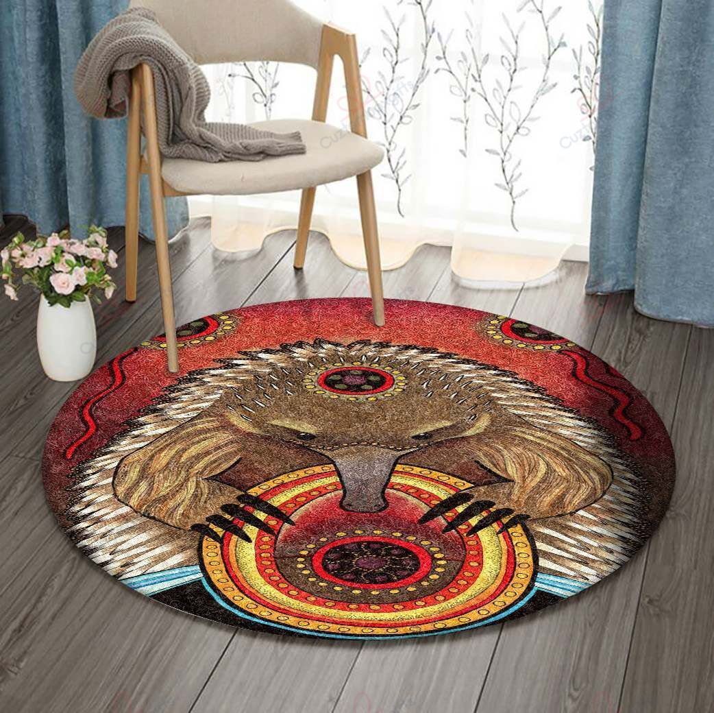 Tachyglossidae Round Carpet Floor Rug Living Room Bedroom Decor Round Area Rug Carpet Tachyglossidae Round Carpet Floor Rug Living Room Bedroom Decor Round Area Rug Carpet