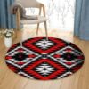 Taos Wool Round Carpet Floor Rug Living Room Bedroom Decor Round Area Rug Carpet