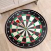 Target Dart Red And Green Round Carpet Floor Rug Living Room Bedroom Decor Round Area Rug Carpet