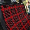 Tartan Red Plaid Pattern Car Back Seat Cover Dog Car Seat Covers - b11c57930b04