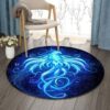 Tattoo Witch Sigil Round Carpet Floor Rug Living Room Bedroom Decor Round Area Rug Carpet