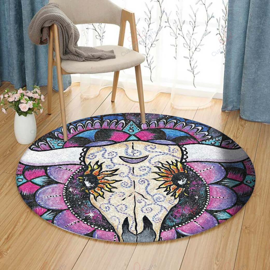 Taurus Boho Round Carpet Floor Rug Living Room Bedroom Decor Round Area Rug Carpet Taurus Boho Round Carpet Floor Rug Living Room Bedroom Decor Round Area Rug Carpet