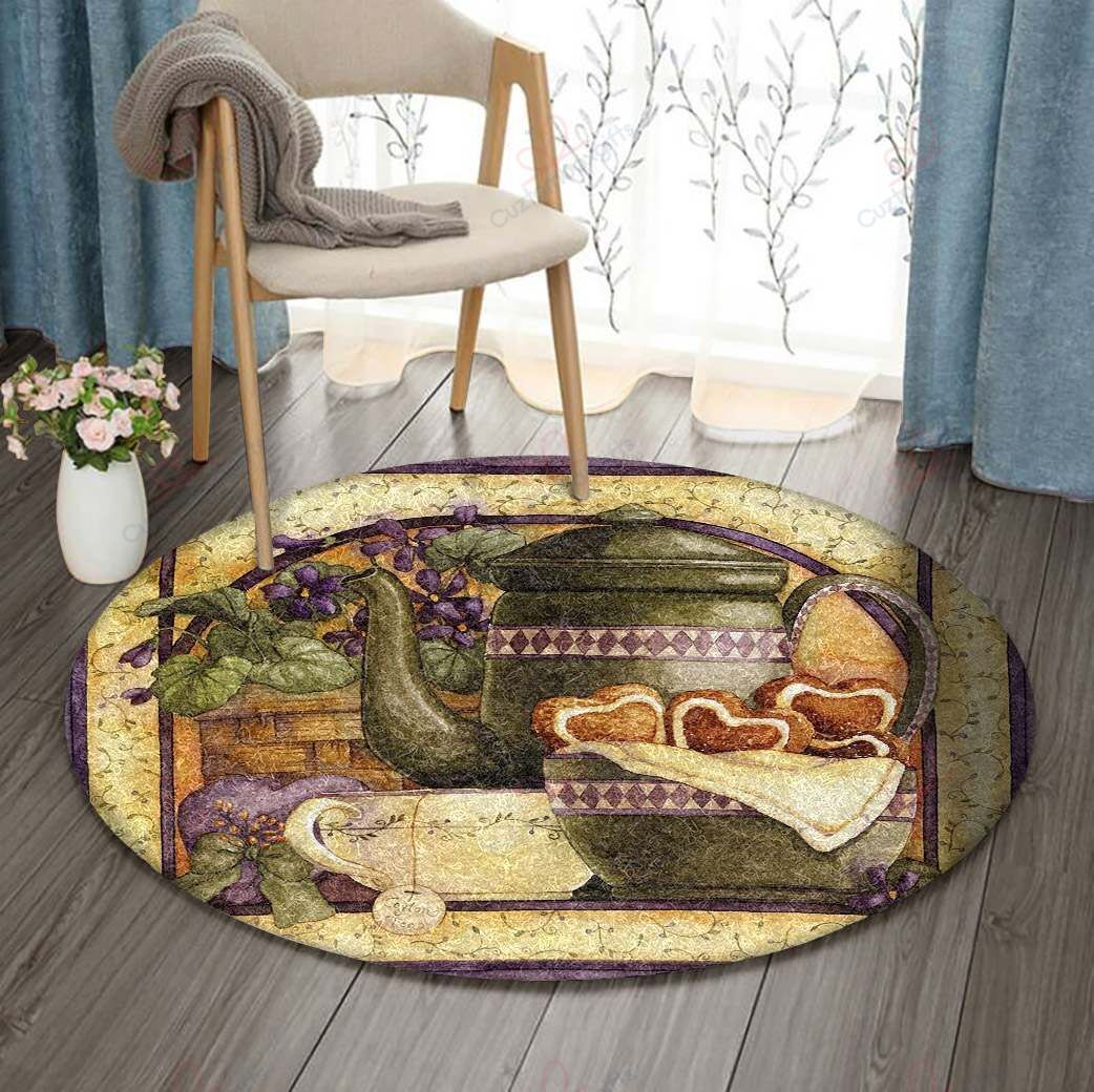 Tea Break Cake Round Carpet Floor Rug Living Room Bedroom Decor Round Area Rug Carpet Tea Break Cake Round Carpet Floor Rug Living Room Bedroom Decor Round Area Rug Carpet