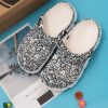 Teacher Abstract Letters Pattern Sku 2474 Crocs Crocband Clog Comfortable For Mens Womens Classic Clog Water Shoes