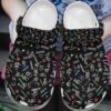 Teacher Crocs Clog Classic Clog Whitesole Teaching Pattern Shoes