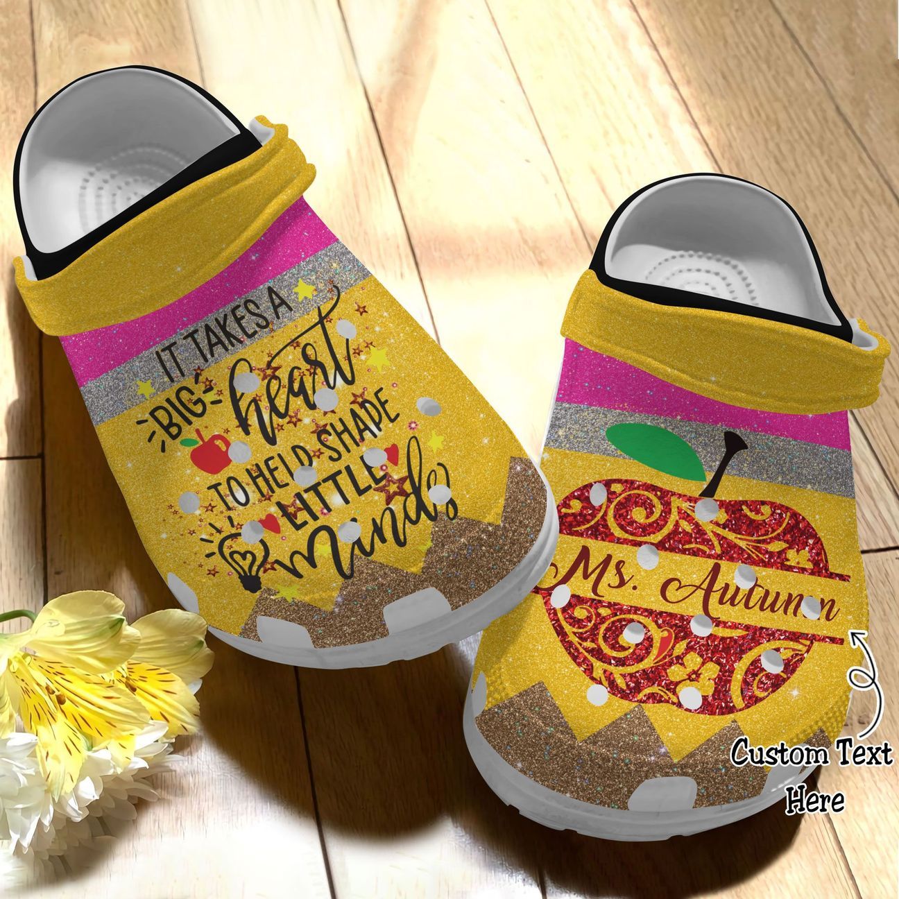 Teacher Personalize Clog Custom Crocs Fashionstyle Comfortable For Women Men Kid Print 3D Personalized Dedicated Heart Teacher Personalize Clog Custom Crocs Fashionstyle Comfortable For Women Men Kid Print 3D Personalized Dedicated Heart