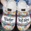 Teacher Personalized Clog Custom Crocs Comfortablefashion Style Comfortable For Women Men Kid Print 3D Crayon