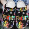 Teacher Personalized Clog Custom Crocs Comfortablefashion Style Comfortable For Women Men Kid Print 3D Crayon Teacher
