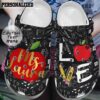 Teacher Personalized Clog Custom Crocs Comfortablefashion Style Comfortable For Women Men Kid Print 3D Love Teacher