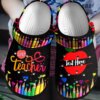 Teacher Personalized Clog Custom Crocs Comfortablefashion Style Comfortable For Women Men Kid Print 3D Super Teacher