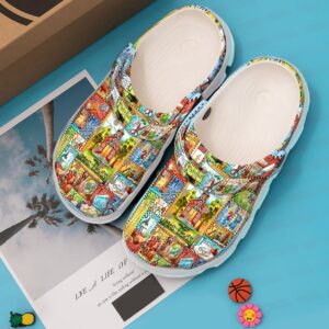 Teacher School Days Sku 2494 Crocs Crocband Clog Comfortable For Mens Womens Classic Clog Water Shoes