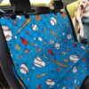 Teal Cartoon Baseball Car Back Seat Cover Dog Car Seat Covers - 6d45286fa992