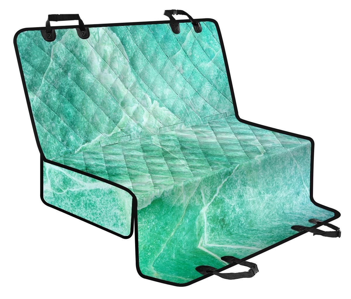 Teal Marble Print Pet Car Back Seat Cover - eec1d67ab568 Teal Marble Print Pet Car Back Seat Cover - eec1d67ab568
