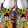 Teen Titans Crocs Crocband Clog Clog Comfortable For Mens And Womens Classic Clog Water Shoes Comfortable