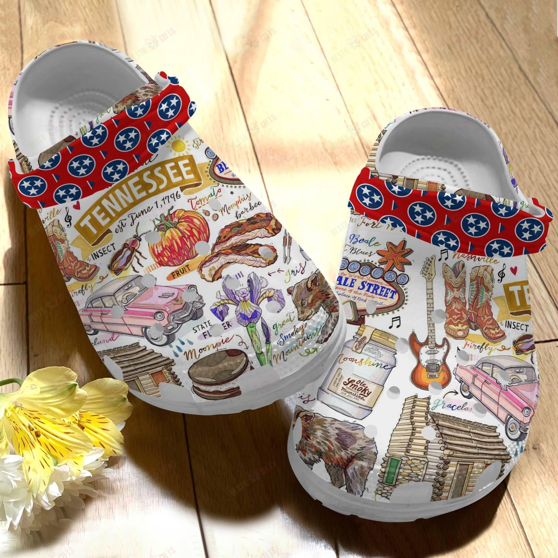 Tennessee Crocs Clog Classic Clog Tennessee V1 Shoes Tennessee Crocs Clog Classic Clog Tennessee V1 Shoes