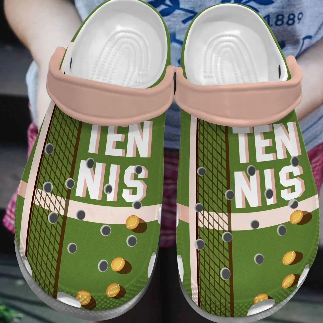 Tennis Course Personalized Clog Custom Crocs Comfortablefashion Style Comfortable For Women Men Kid Print 3D Tennis Course Personalized Clog Custom Crocs Comfortablefashion Style Comfortable For Women Men Kid Print 3D