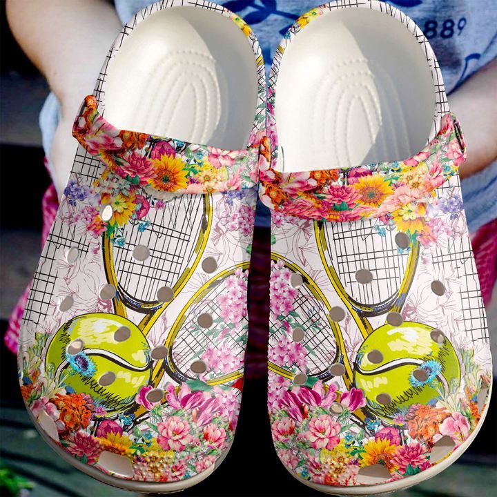 Tennis Floral Sku 2504 Crocs Crocband Clog Comfortable For Mens Womens Classic Clog Water Shoes Tennis Floral Sku 2504 Crocs Crocband Clog Comfortable For Mens Womens Classic Clog Water Shoes