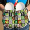 Tennis Kiss My Ace Sku 2507 Crocs Crocband Clog Comfortable For Mens Womens Classic Clog Water Shoes