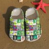 Tennis Pattern Sku 2536 Crocs Crocband Clog Comfortable For Mens Womens Classic Clog Water Shoes