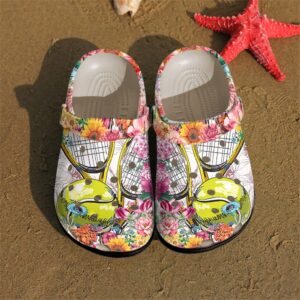 Tennis Personalized Clog Custom Crocs Comfortablefashion Style Comfortable For Women Men Kid Print 3D Floral Tennis