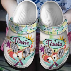 Tennis Personalized Clog Custom Crocs Comfortablefashion Style Comfortable For Women Men Kid Print 3D Tennis Passion
