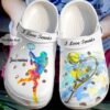 Tennis Personalized I Love Sku 2510 Crocs Crocband Clog Comfortable For Mens Womens Classic Clog Water Shoes