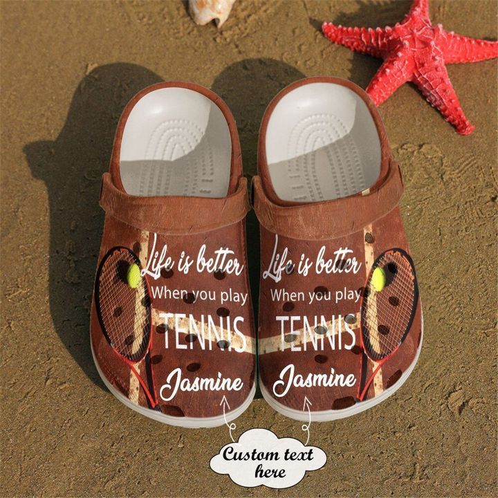 Tennis Personalized Life Is Better Sku 2524 Crocs Crocband Clog Comfortable For Mens Womens Classic Clog Water Shoes Tennis Personalized Life Is Better Sku 2524 Crocs Crocband Clog Comfortable For Mens Womens Classic Clog Water Shoes