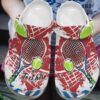 Tennis Personalized Personalize Clog Custom Crocs Fashionstyle Comfortable For Women Men Kid Print 3D Whitesole