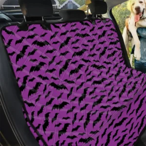 Terrible Night Purple And Black Halloween Car Back Seat Cover Dog Car Seat Covers - dbd2189f0875