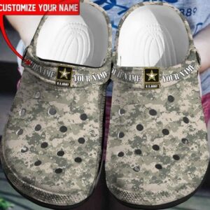 The Best Us Army Crocs Crocband Clog Comfortable For Mens Womens Classic Clog Water Shoes