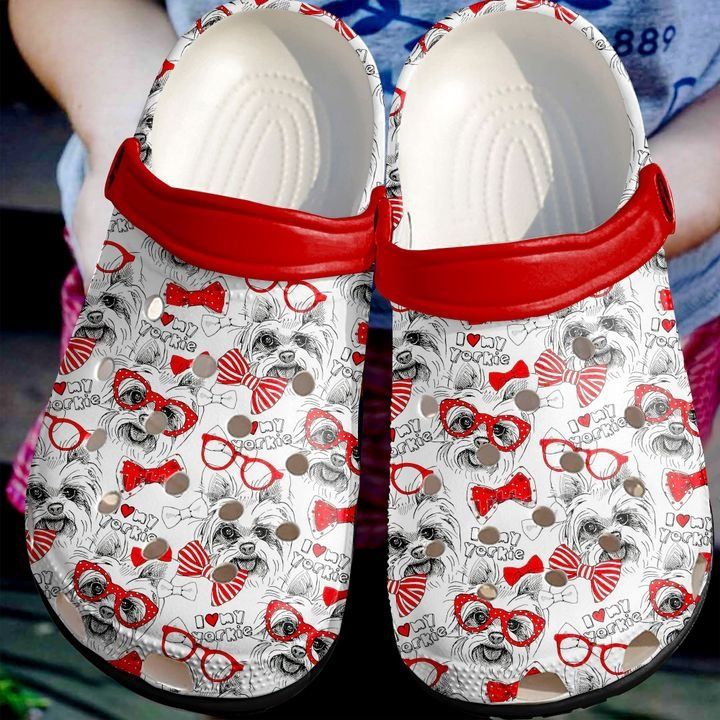 The Dog I Love My Yorkie Sku 845 Crocs Crocband Clog Comfortable For Mens Womens Classic Clog Water Shoes The Dog I Love My Yorkie Sku 845 Crocs Crocband Clog Comfortable For Mens Womens Classic Clog Water Shoes
