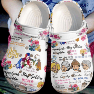 The Golden Girls Crocs Clog Shoes – Eat Dirt And Die Shoes Crocbland Clog Birthday Gifts For Girl Daughter Sister Mother Grandma