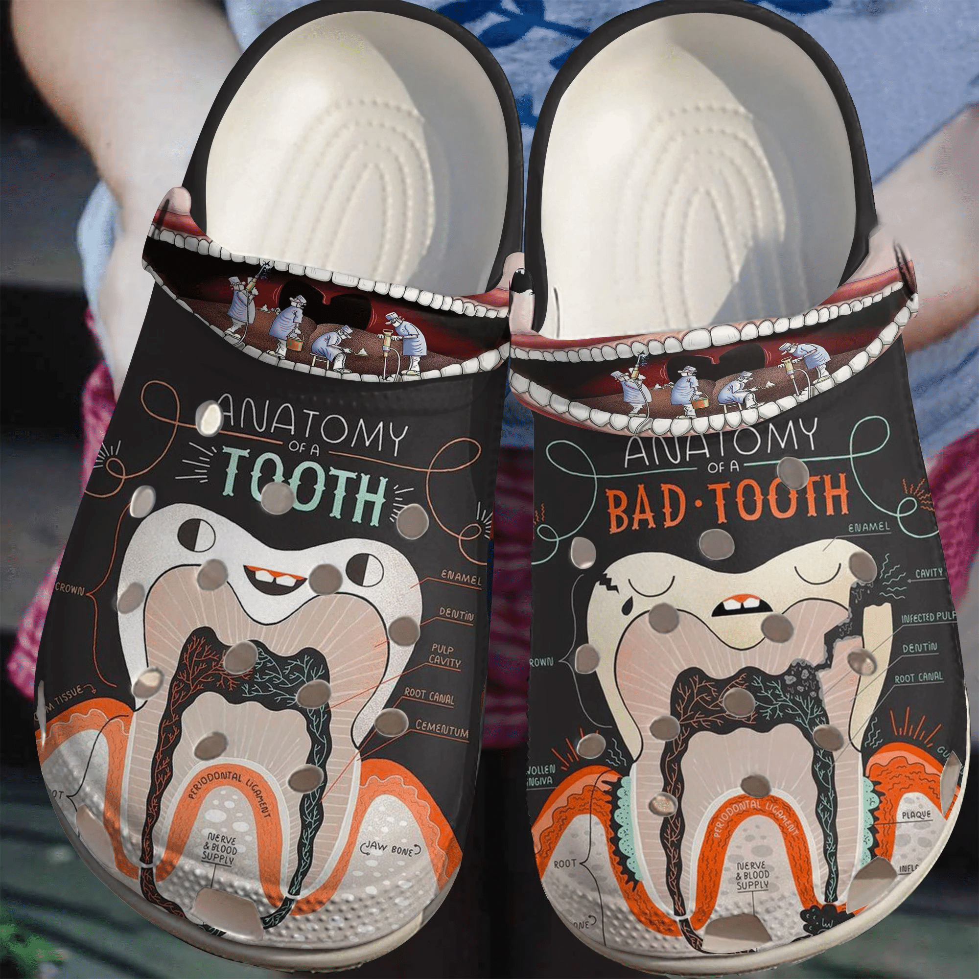 The Good And The Bad Teeth Shoes Clog Crocs Clog – Dentist Life Crocbland Clog Birthday Gift For Man Woman The Good And The Bad Teeth Shoes Clog Crocs Clog – Dentist Life Crocbland Clog Birthday Gift For Man Woman