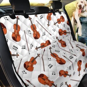 The Love Of Violin Car Back Seat Cover Dog Car Seat Covers - fe328528920e