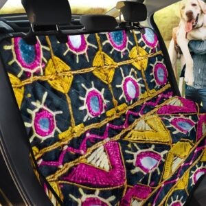 Theme Pakistan Sindh Design Car Back Seat Cover Dog Car Seat Covers