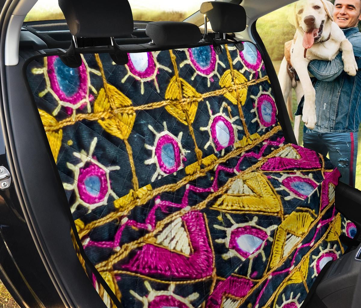 Theme Pakistan Sindh Design Car Back Seat Cover Dog Car Seat Covers Theme Pakistan Sindh Design Car Back Seat Cover Dog Car Seat Covers