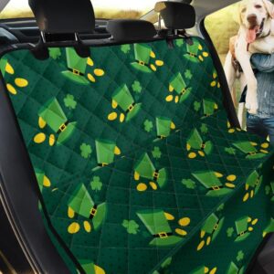 Theme St Patrick's Day Leprechaun Car Back Seat Cover Dog Car Seat Covers - c1f734ff5886