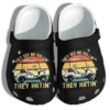 They See Me Rollin They Hating Golf Crocs Clog Shoes For Daddy – Golfer Funny Golf Cart Clog Birthday Gift For Man Grandpa Father Friend