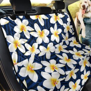 Time Of Spring Flower Plumeria Car Back Seat Cover Dog Car Seat Covers - 33d77fcc4ef5