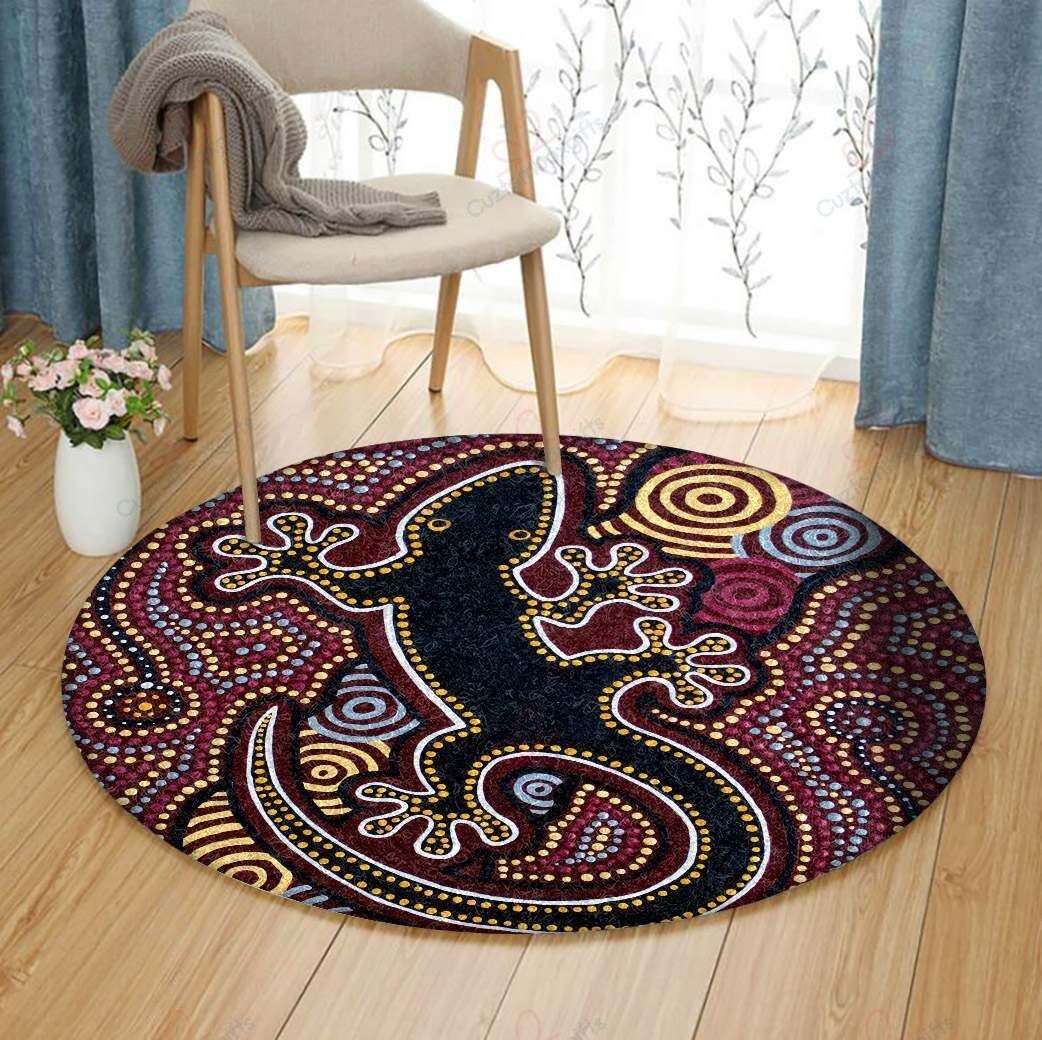 Tokay Gecko Round Carpet Floor Rug Living Room Bedroom Decor Round Area Rug Carpet Tokay Gecko Round Carpet Floor Rug Living Room Bedroom Decor Round Area Rug Carpet