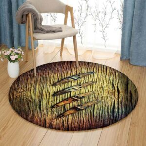 Tools On Wood Round Carpet Floor Rug Living Room Bedroom Decor Round Area Rug Carpet
